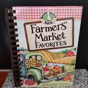 Gooseberry Patch Farmers' Market Favorites Cookbook with Brown Spiral Binding